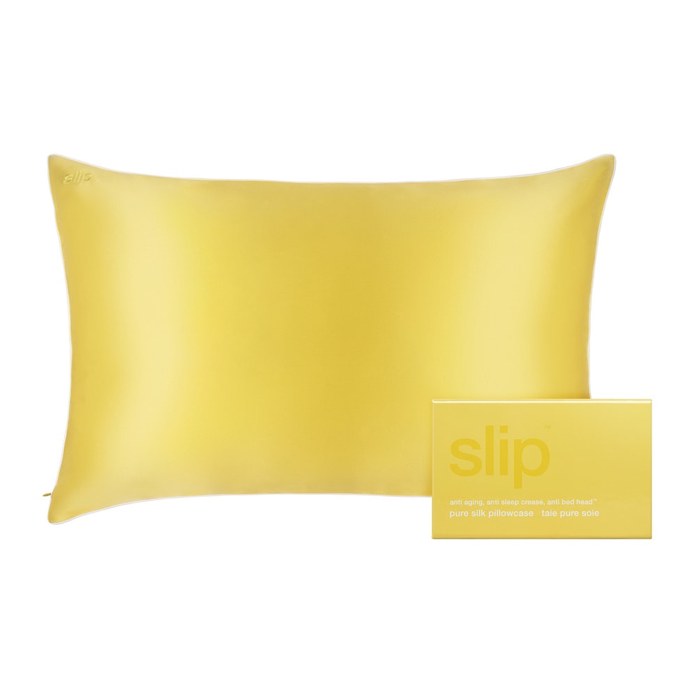 slip taie d'oreiller pure soie slip queen - limoncello taie d'oreiller queen