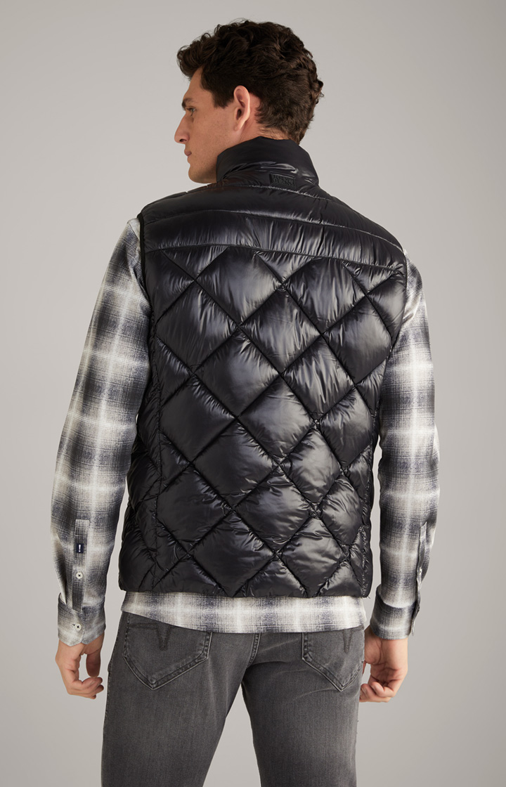 Nylon-Steppweste Vanor in Schwarz