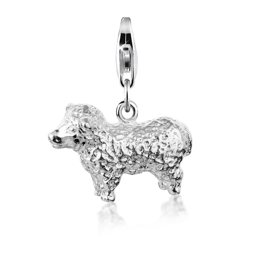 Nenalina Nenalina Amulette Schaf Natur Tierfreund 925 Silber Pendentif
