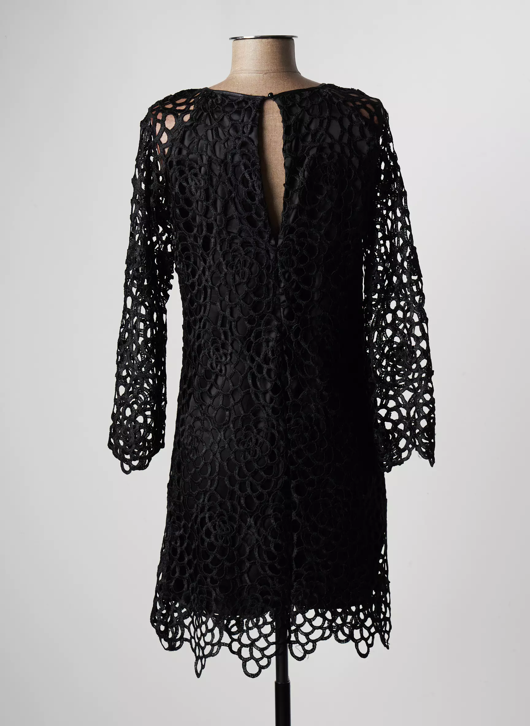 Just Addict Robes Mi Longues Femme couleur noir