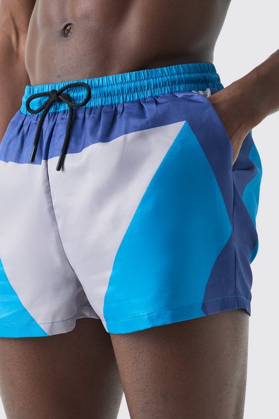 Super kurze Colorblock Badehose