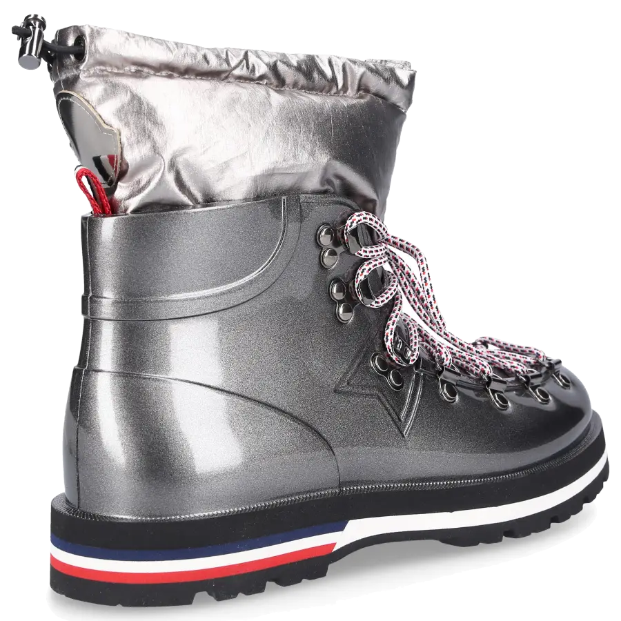 Moncler - Stiefeletten INAYA Gummi Logo grau - grau