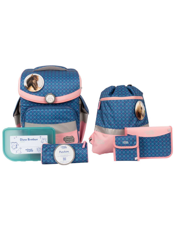 SCHOOL-MOOD Timeless Air  Schulranzen-Set 7tlg. in mila günstig kaufen onesize