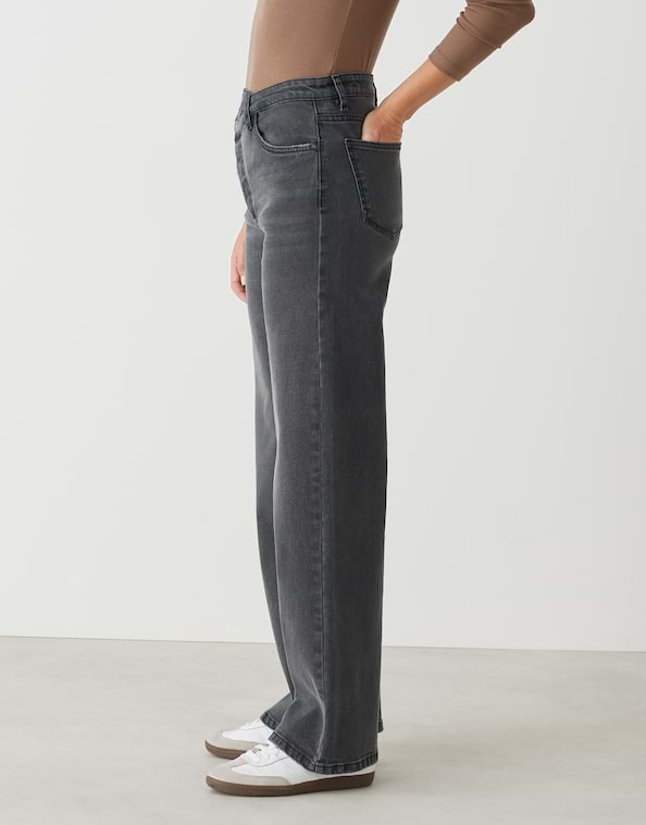 Wide Leg Jeans Marli crisscross