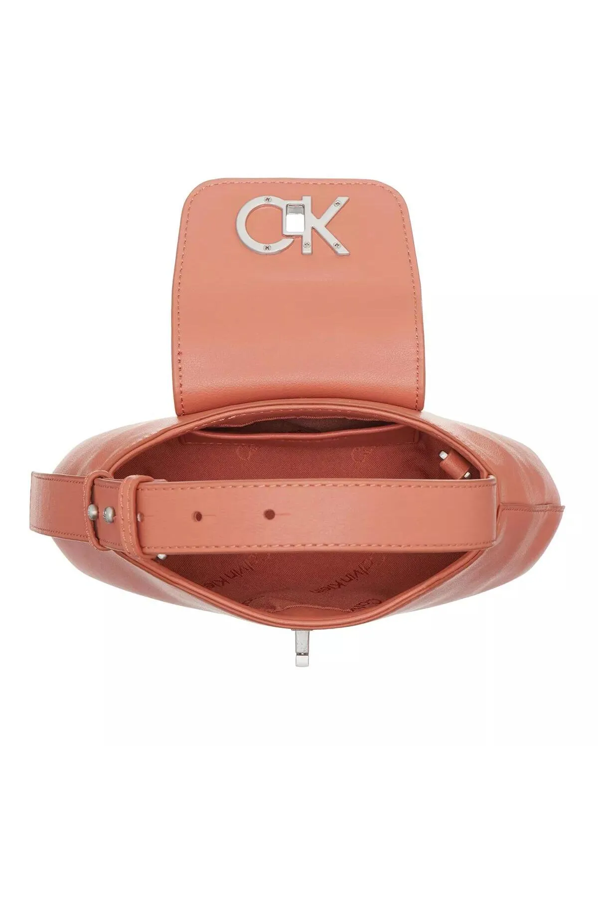 Calvin Klein  Re-Lock Umhängetasche mit Klappe, kleines Herbstblatt