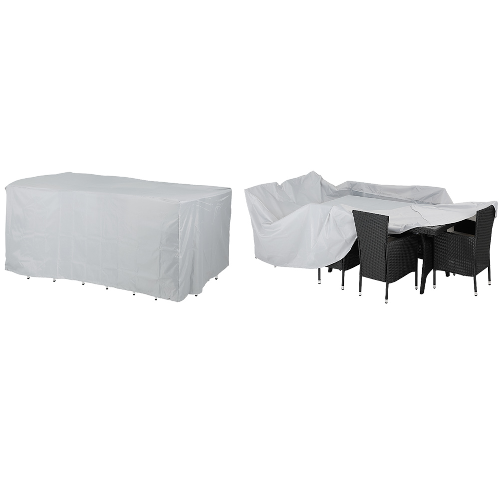 Casaria Kingsleeve Abdeckung Oxford -Garten Set 8 1