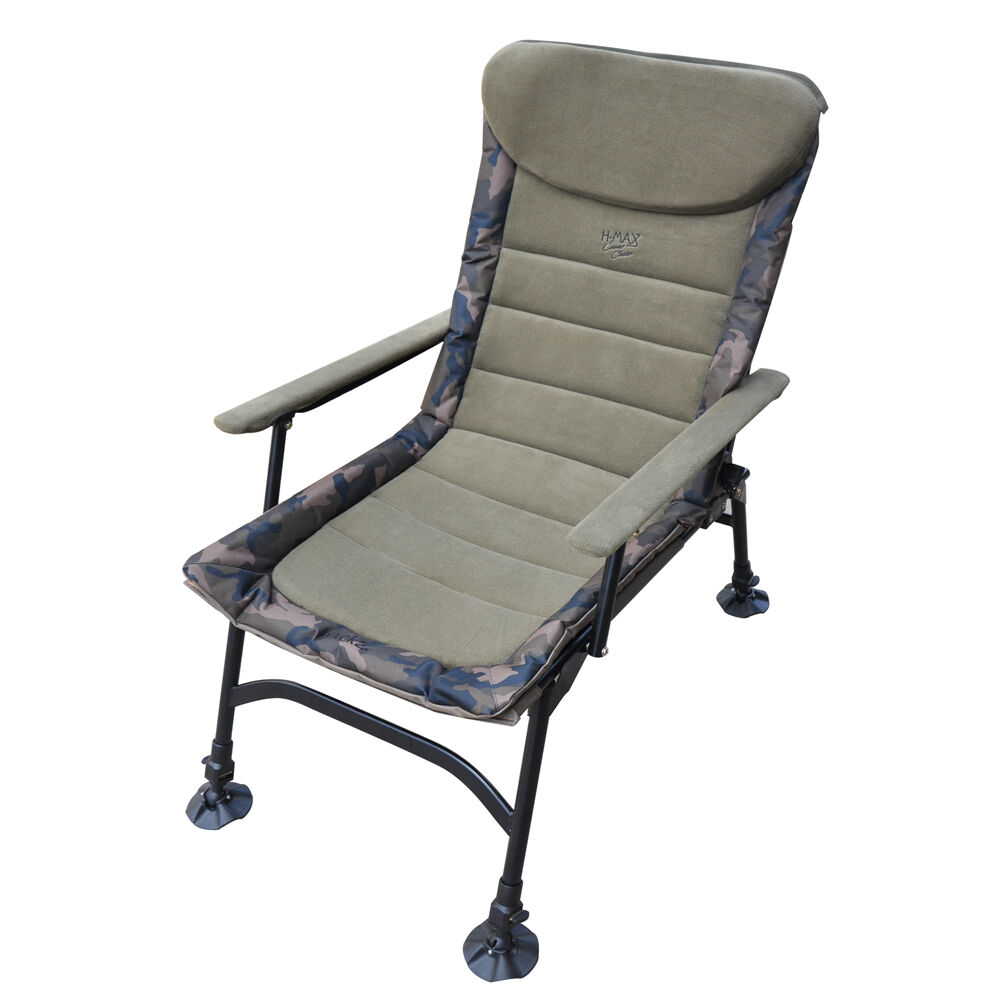 Comfortpakket: Mack2 Levelchair + slaapzak + camouflage bedchair