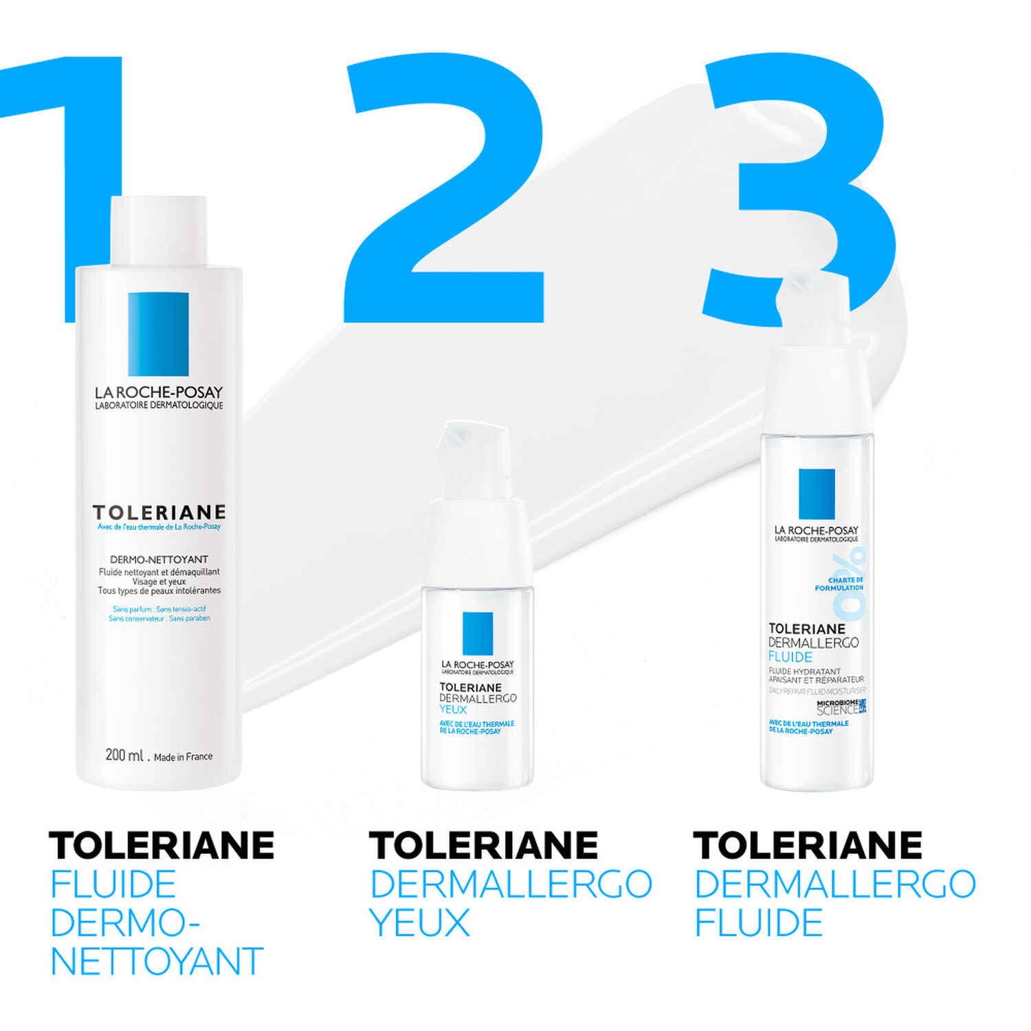 la roche-posay Toleriane Fluide Nettoyant Et Démaquillant