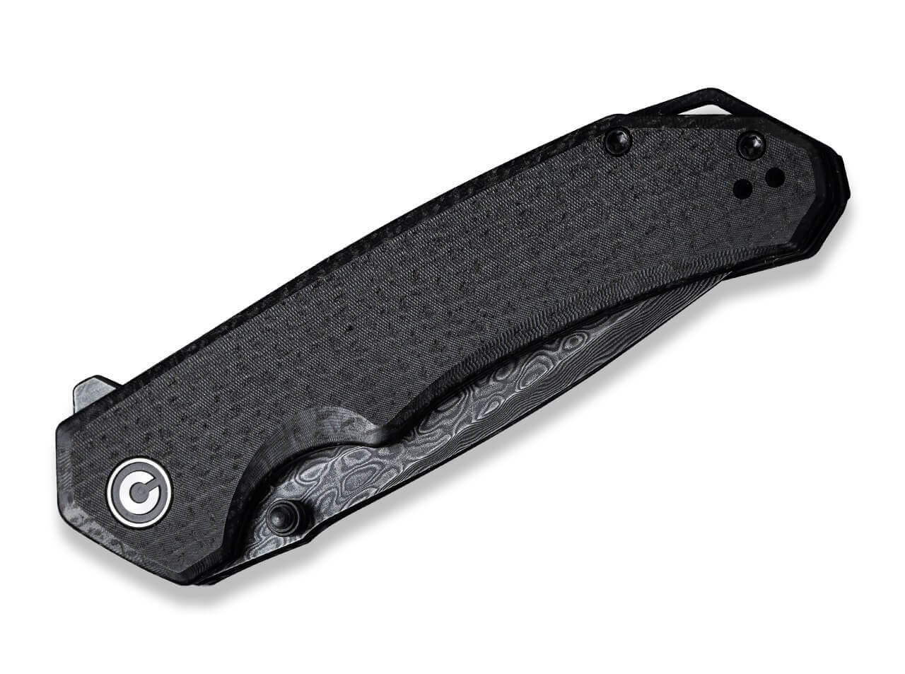 Brazen Damascus Micarta Black