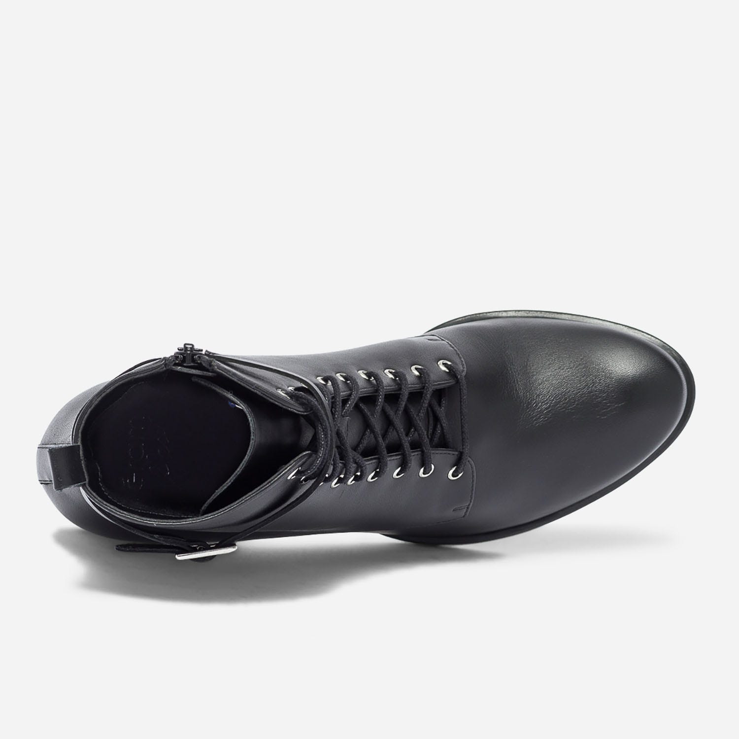 Bottine ERAM FLEX noire en cuir