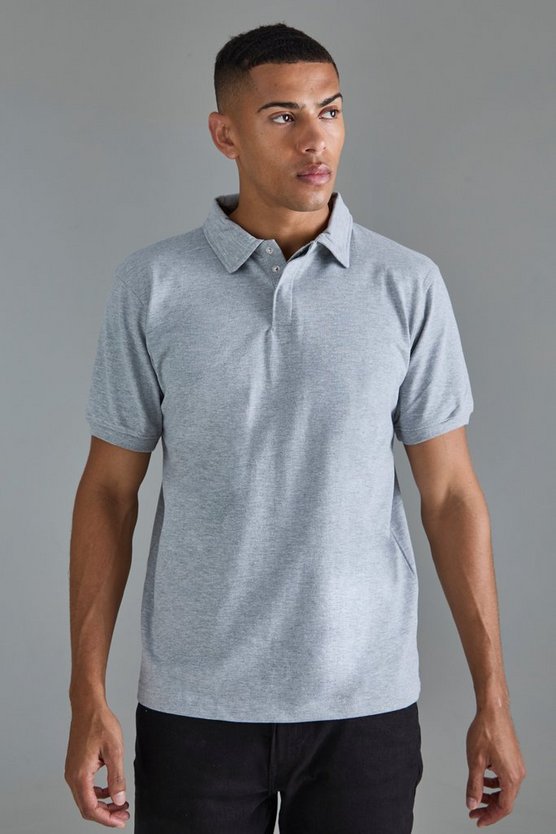 Poloshirt mit Knopfleiste