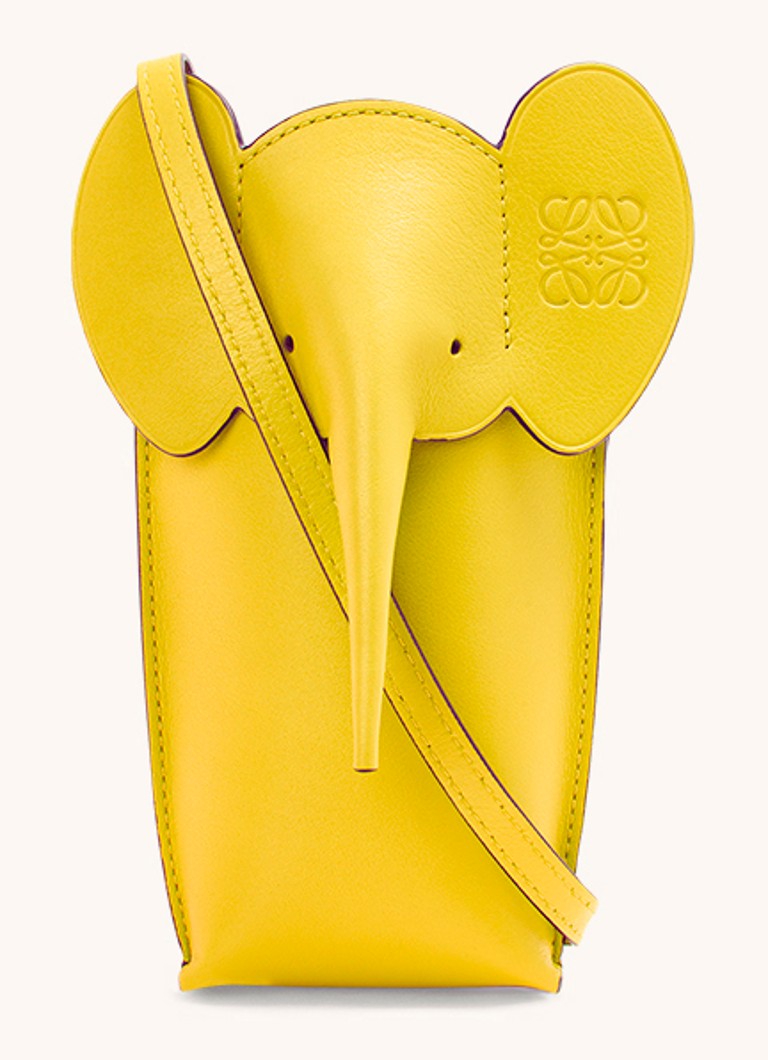 Geantă LOEWE Elephant Pocket din piele de vițel