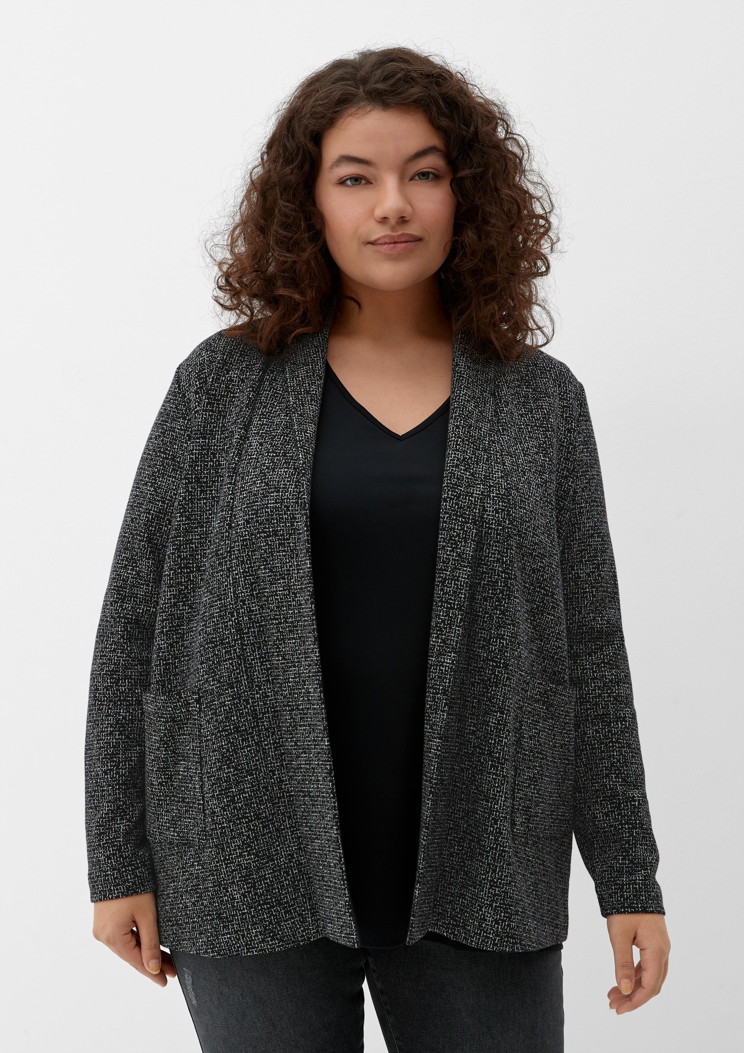 Cardigan in Tweed-Optik  2126140-99X1