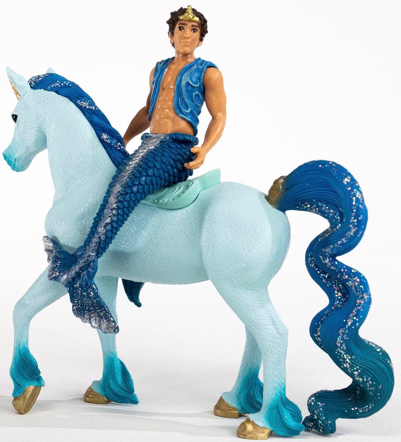 Schleich® Spielfigur BAYALA®, Aryon auf Einhorn (70718)