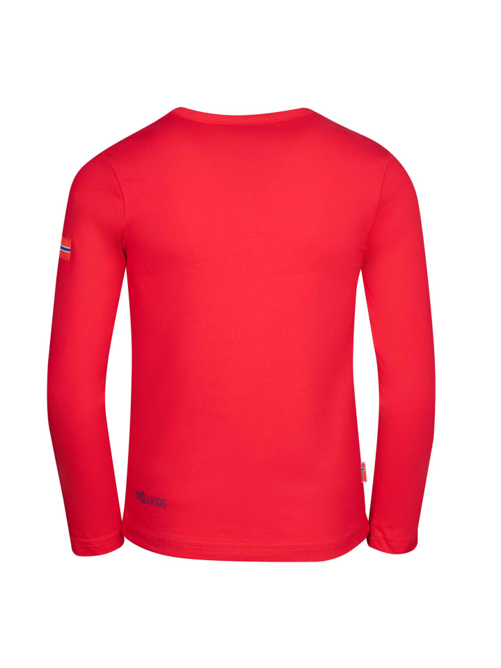 Trollkids Longsleeve Troll in bright red günstig kaufen
