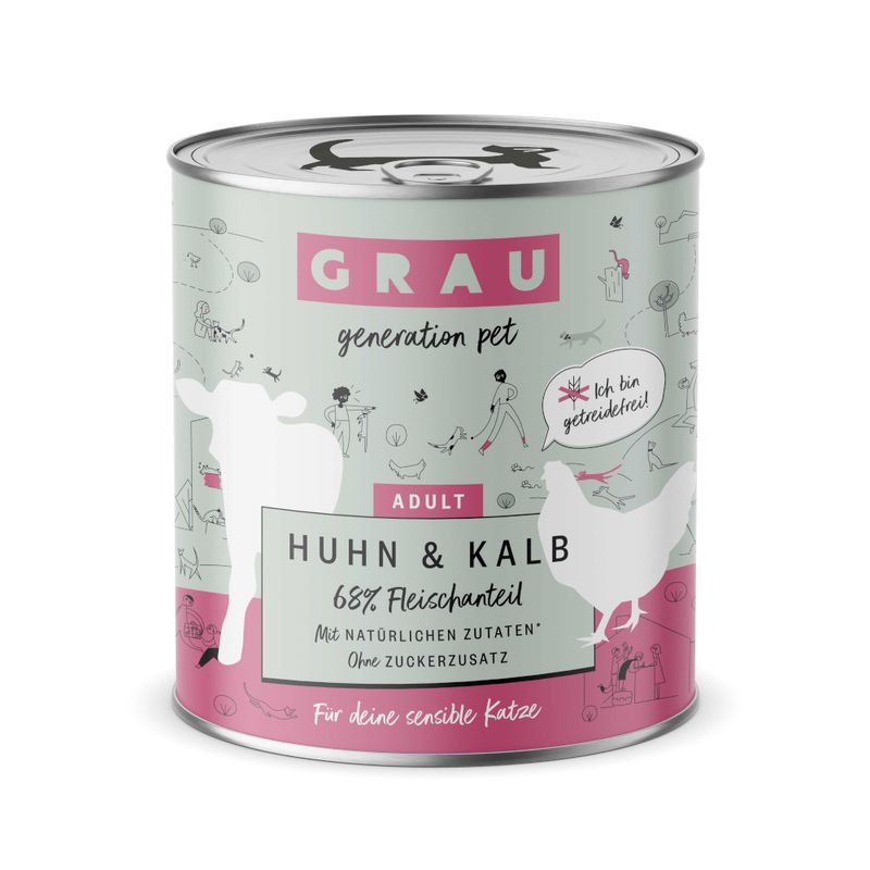 Sparpaket GRAU Adult Getreidefrei 12 x 800 g