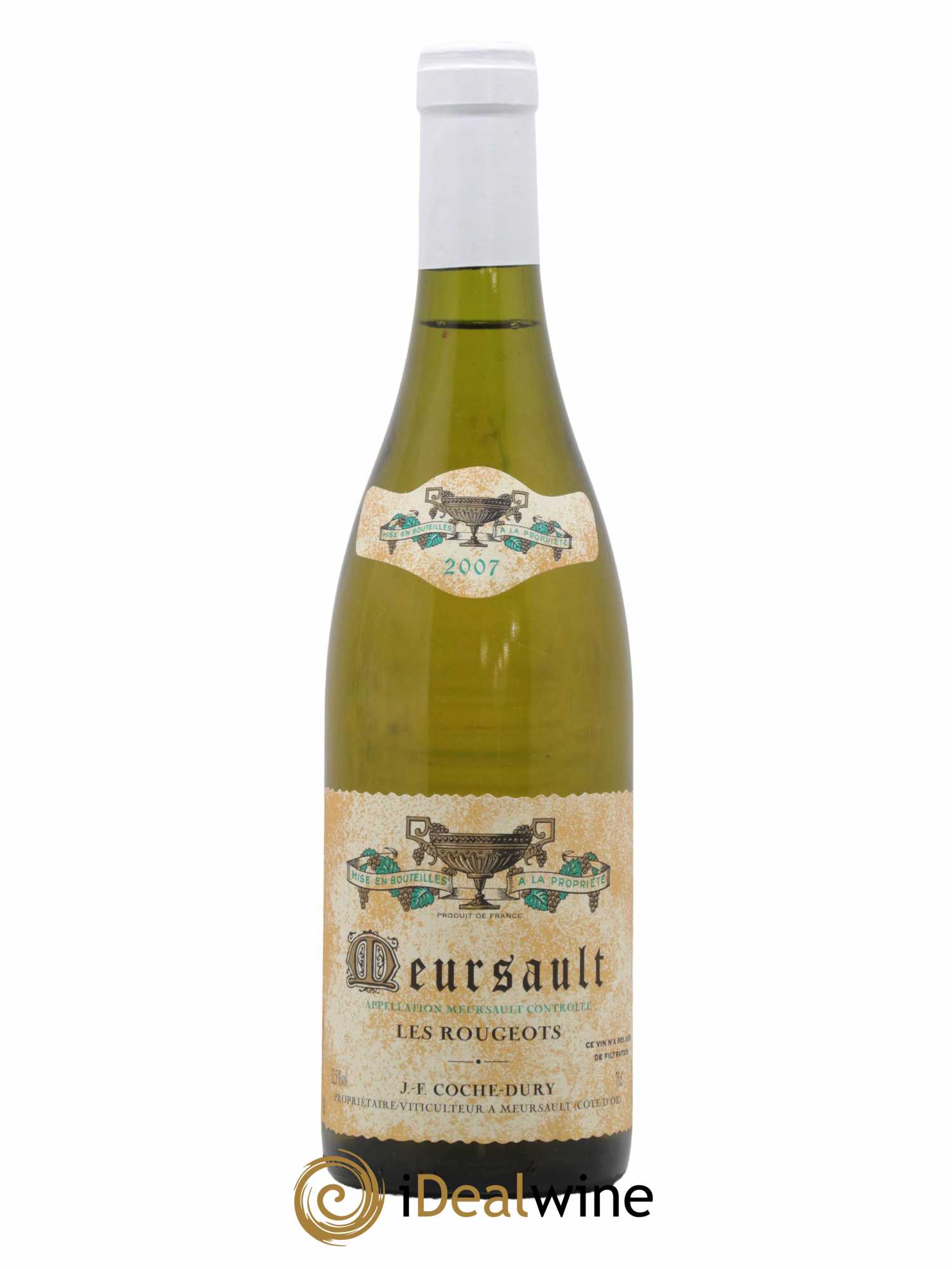 Meursault Les Rougeots Coche Dury (Domaine)  2007 - Lot de 1 Bouteille