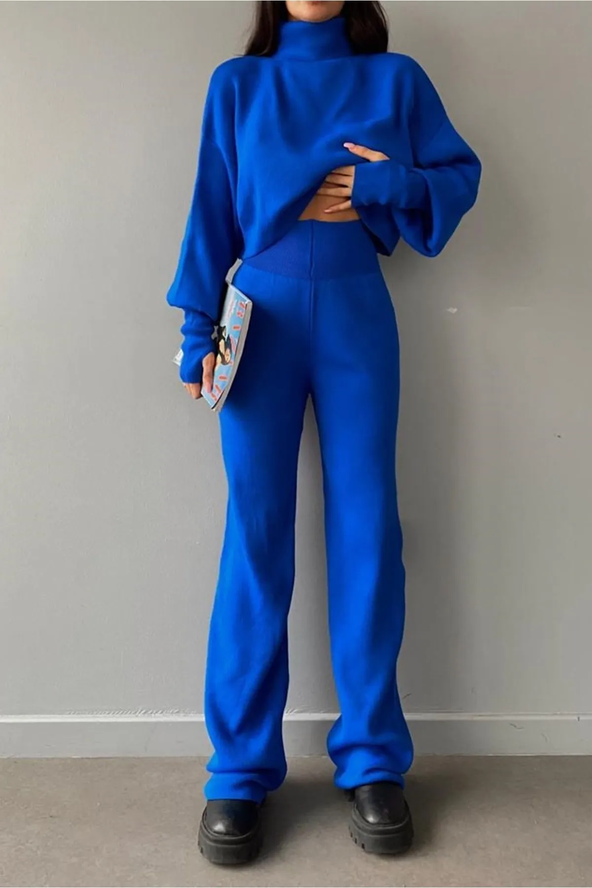 lovebox  Zweiteiler - Blau - Oversized