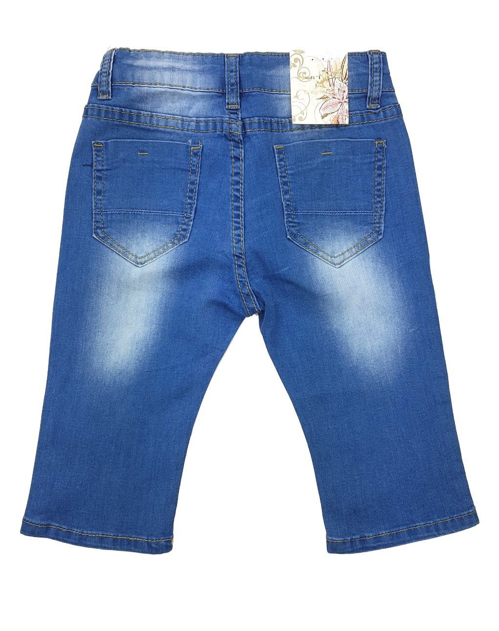 Girls Fashion Caprijeans Mädchen Stretch Jeans Capri, Sommerhose, Mn7832