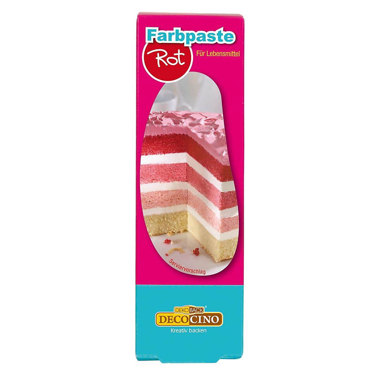 Rote Farbpaste zum Einfärben von Lebensmitteln Backzubehör