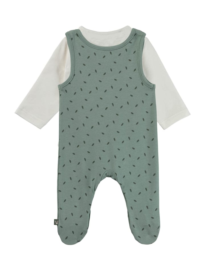 Sterntaler Strampler-Set Jersey Blätter in sattes grün günstig kaufen
