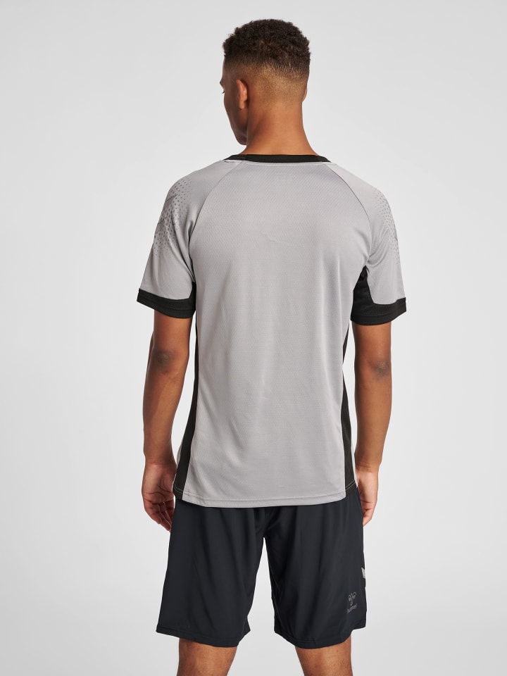 Hummel Hummel T-Shirt Hmllead Herren in GREY MELANGE günstig kaufen S