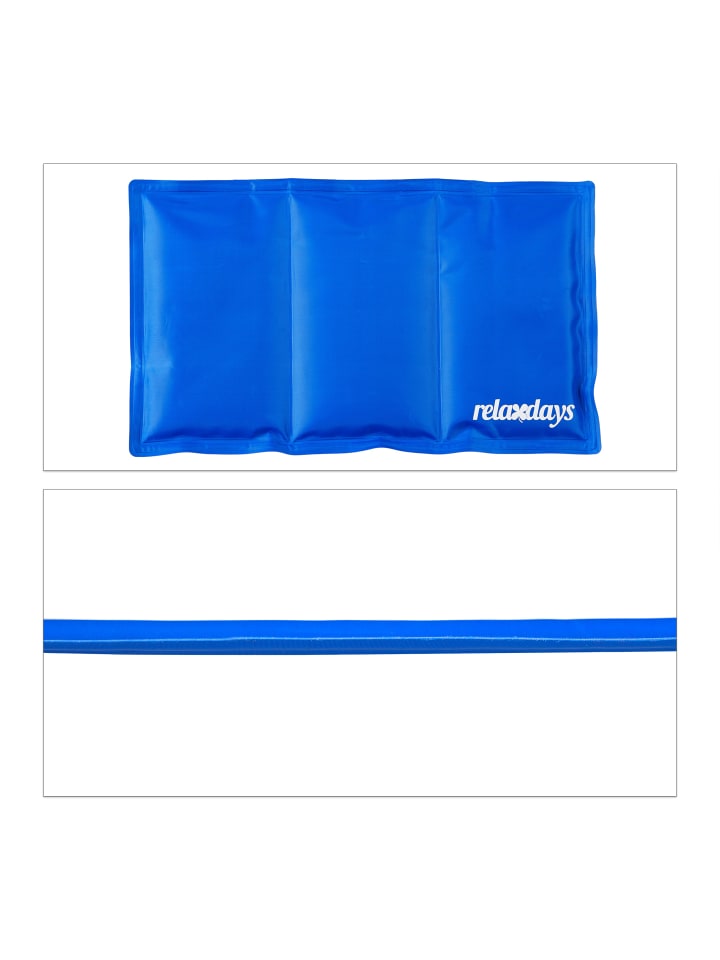 relaxdays Kühlmatte Hund in Blau - (B)20 x (T)35 cm günstig kaufen onesize