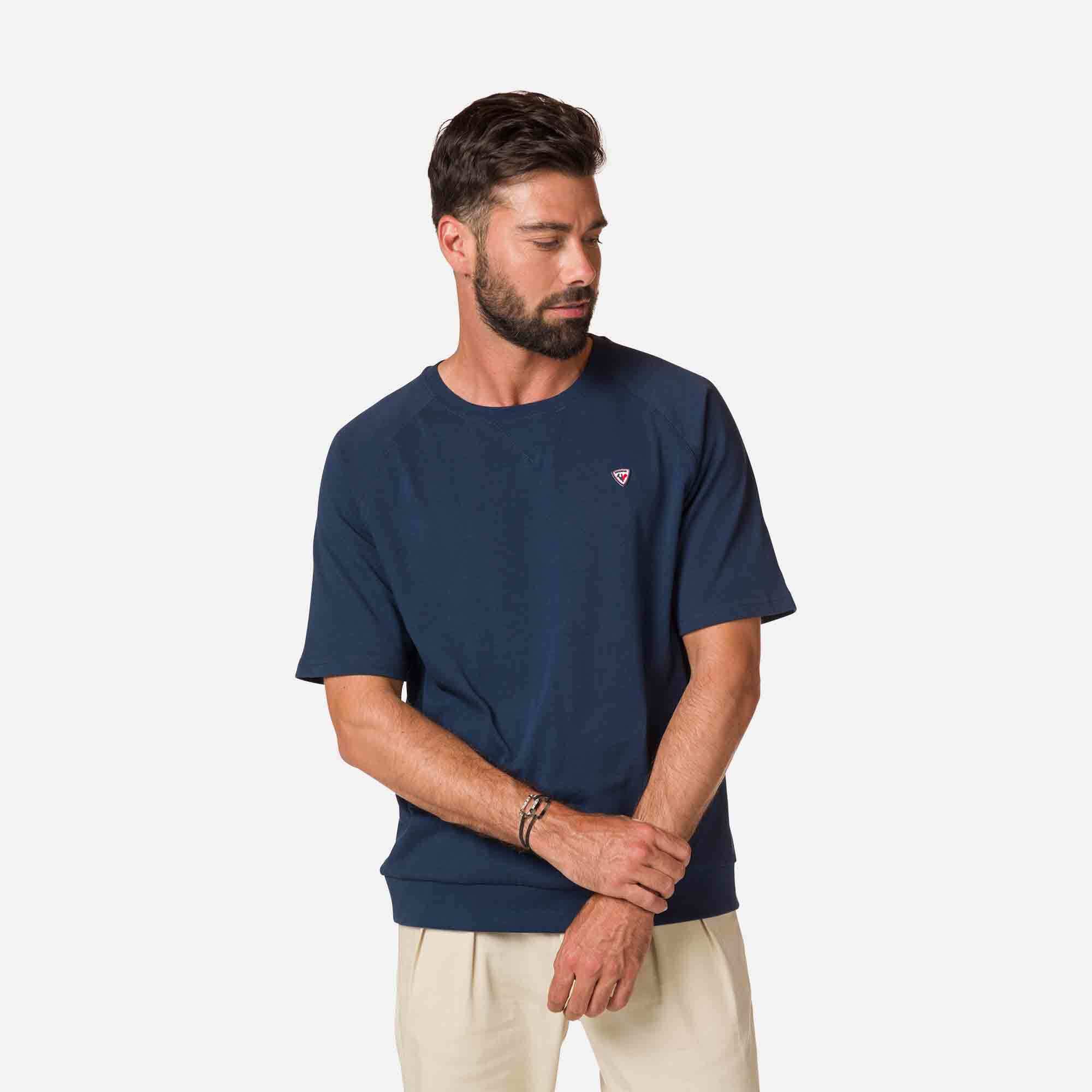 T-shirt confortable en coton à manches raglan courtes homme