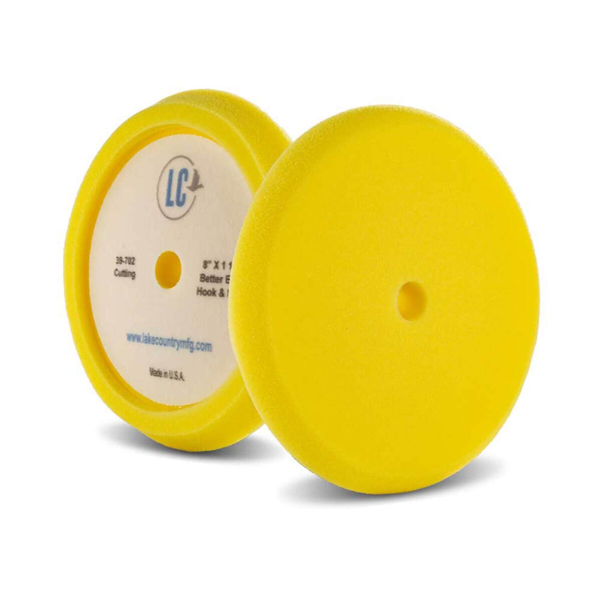 Lake Country Better Edge Polierschwamm Cutting gelb 175mm