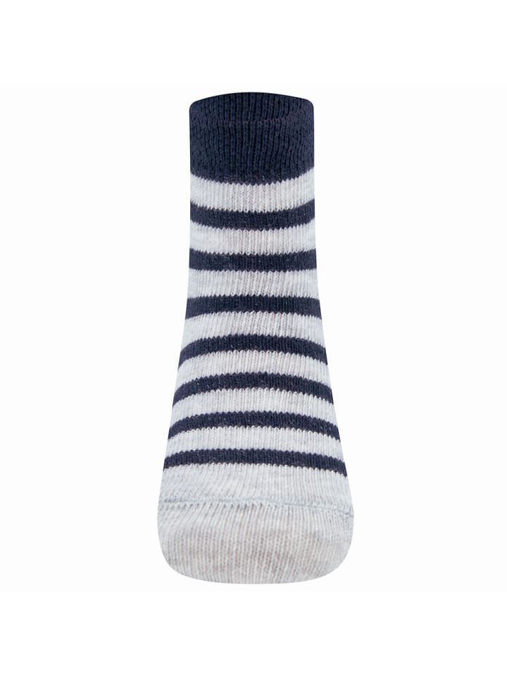 ewers 3er-Set Socken 3er Pack Biber in navy-hellsilber mel. günstig kaufen