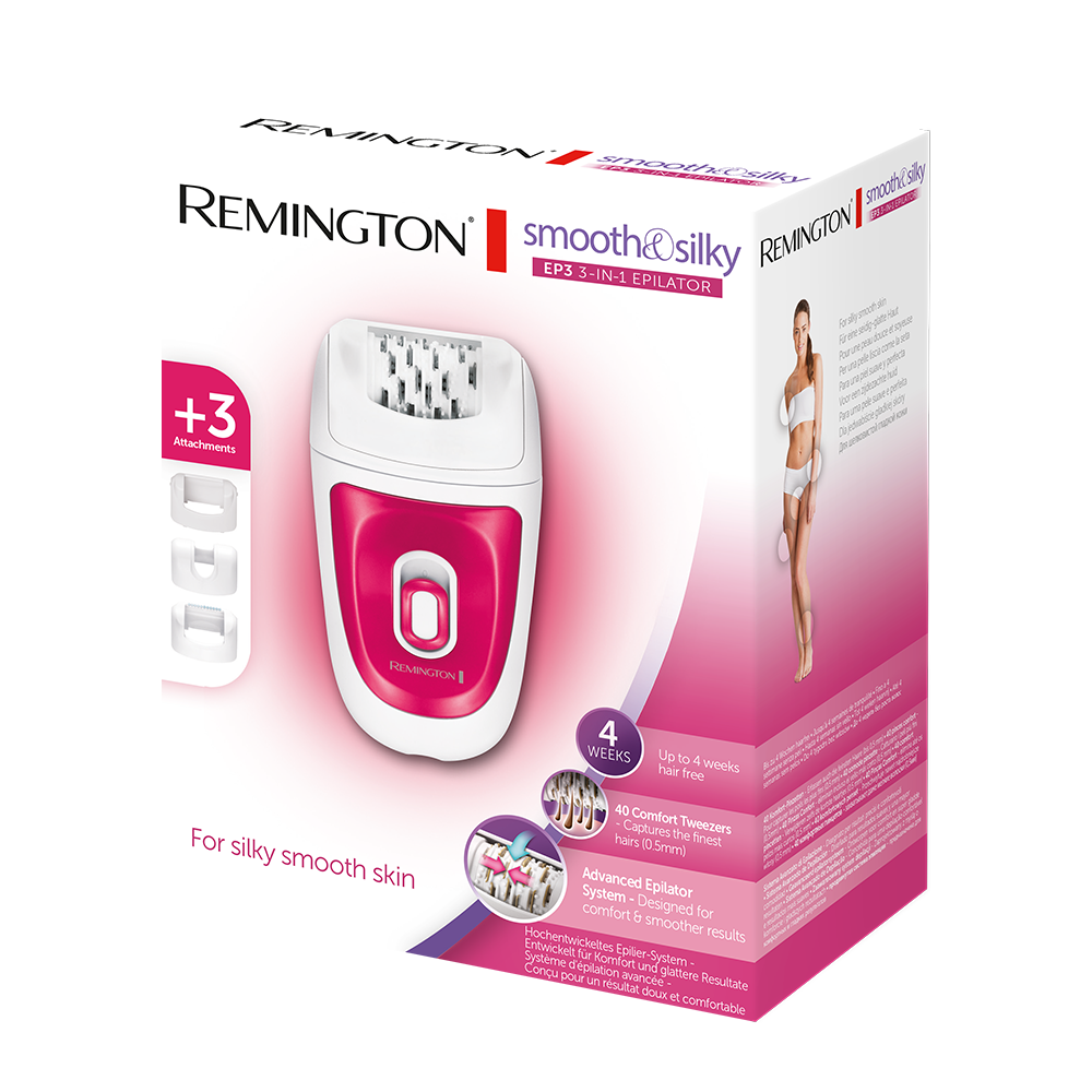 EP3 netzbetriebener smooth&silky 3-in-1 Epilierer