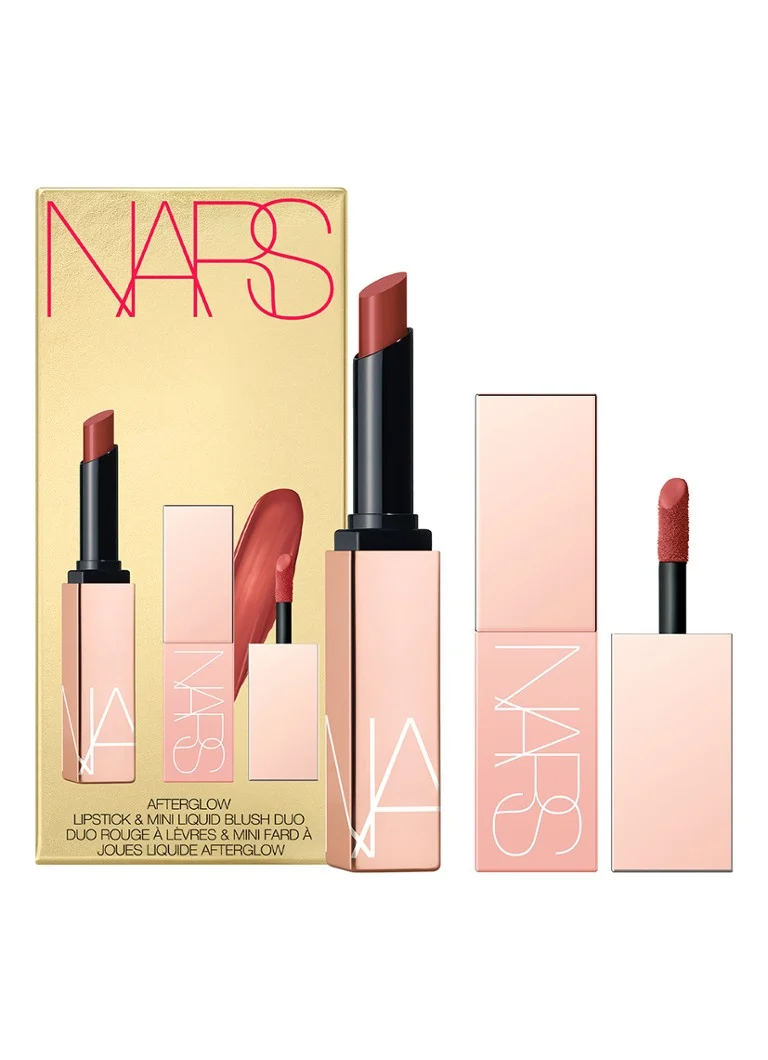 NARS Afterglow Lipstick & Mini Liquid Blush Duo - Limited Edition