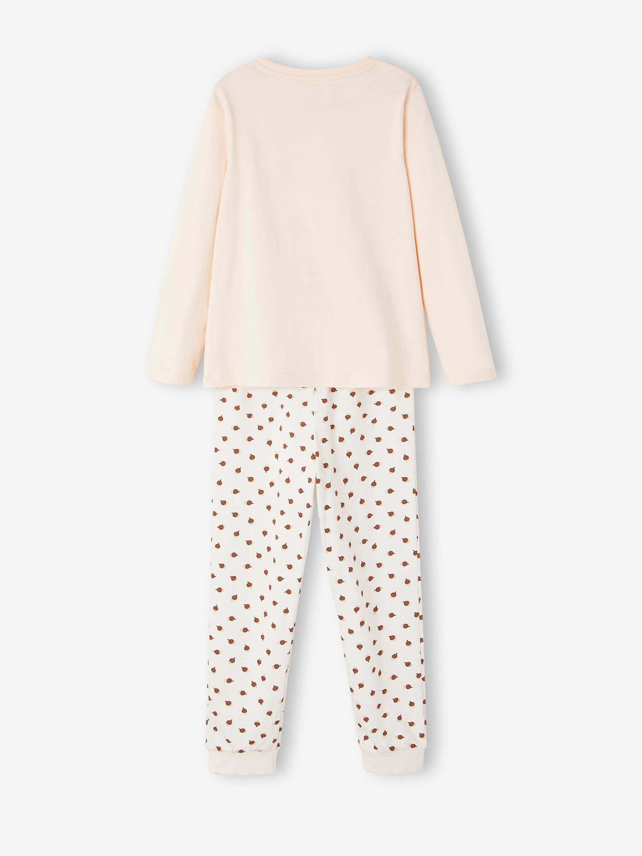 Pyjama fille DS® Tic & Tac rose/écru