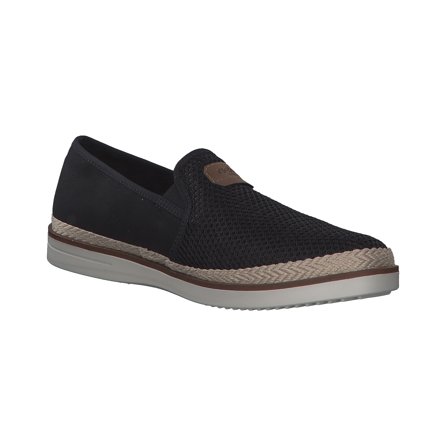 Rieker B2366, Sportliche Slipper, Herren, Schwarz