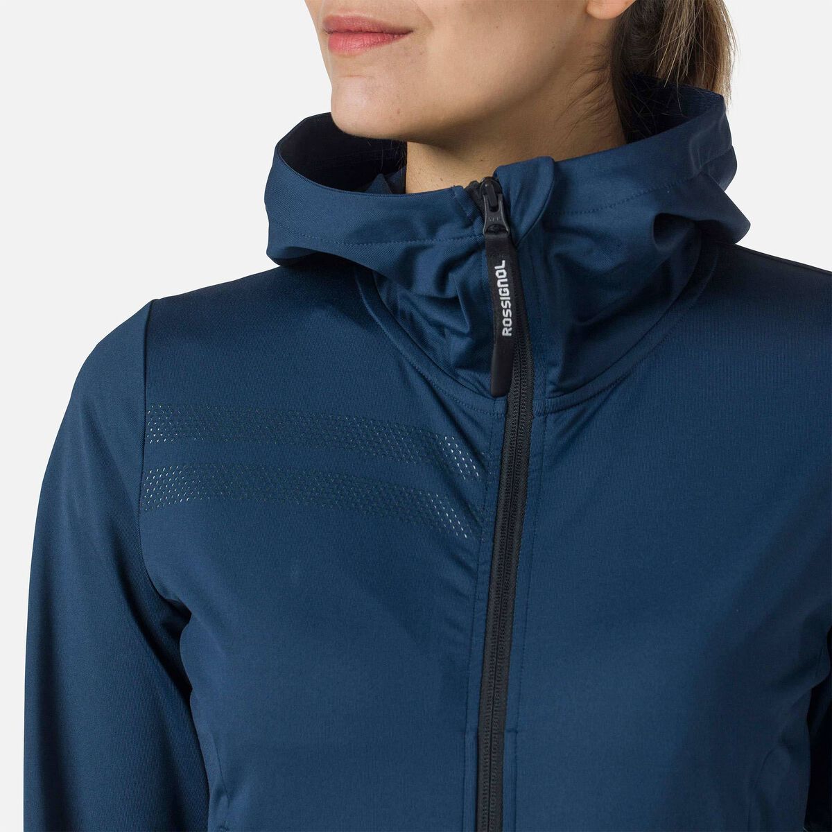 Eco Kapuzenpullover mit durchgehendem Reißverschluss für Damen