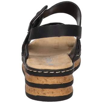 Rieker Sandale in schwarz