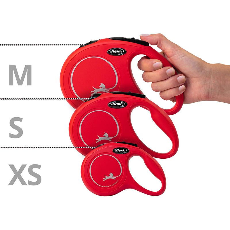 flexi New Classic Seil-Leine rot - 8 m zu TOP-Preisen | bitiba %