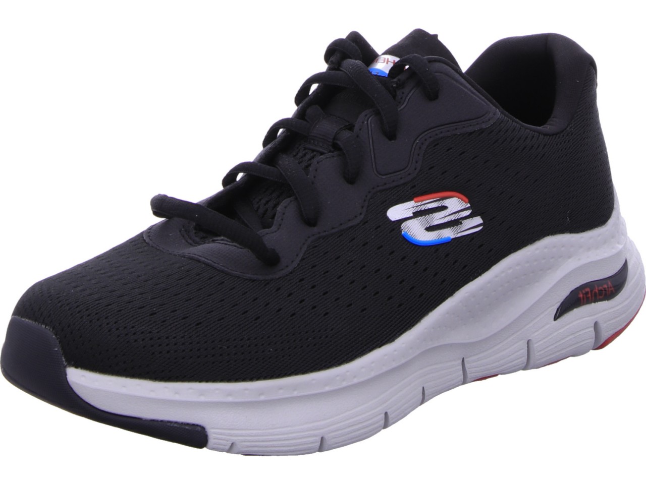SKECHERS Freizeit Schnürer schwarz