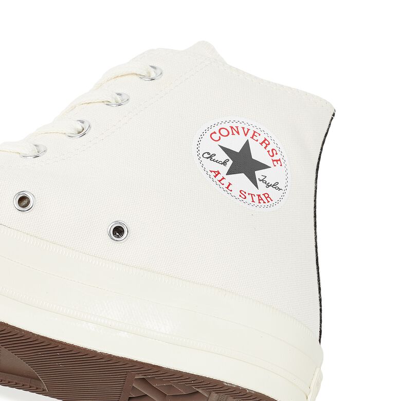 Comme des Garcons Play Chuck Taylor High off white