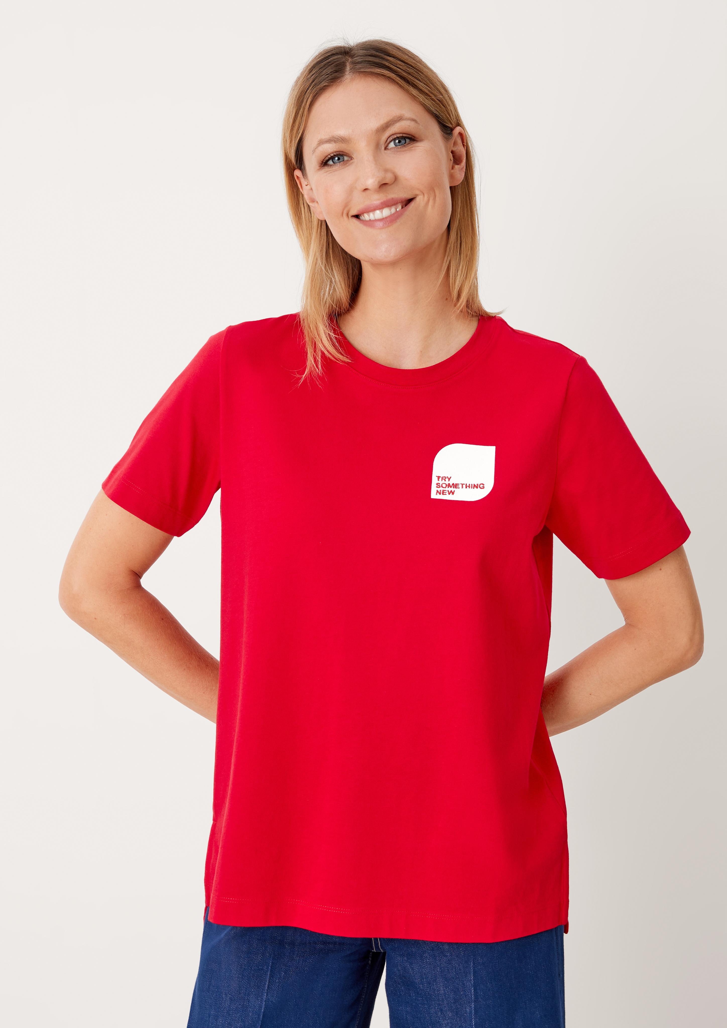 Lockeres Jerseyshirt mit Print  2125238-31D1
