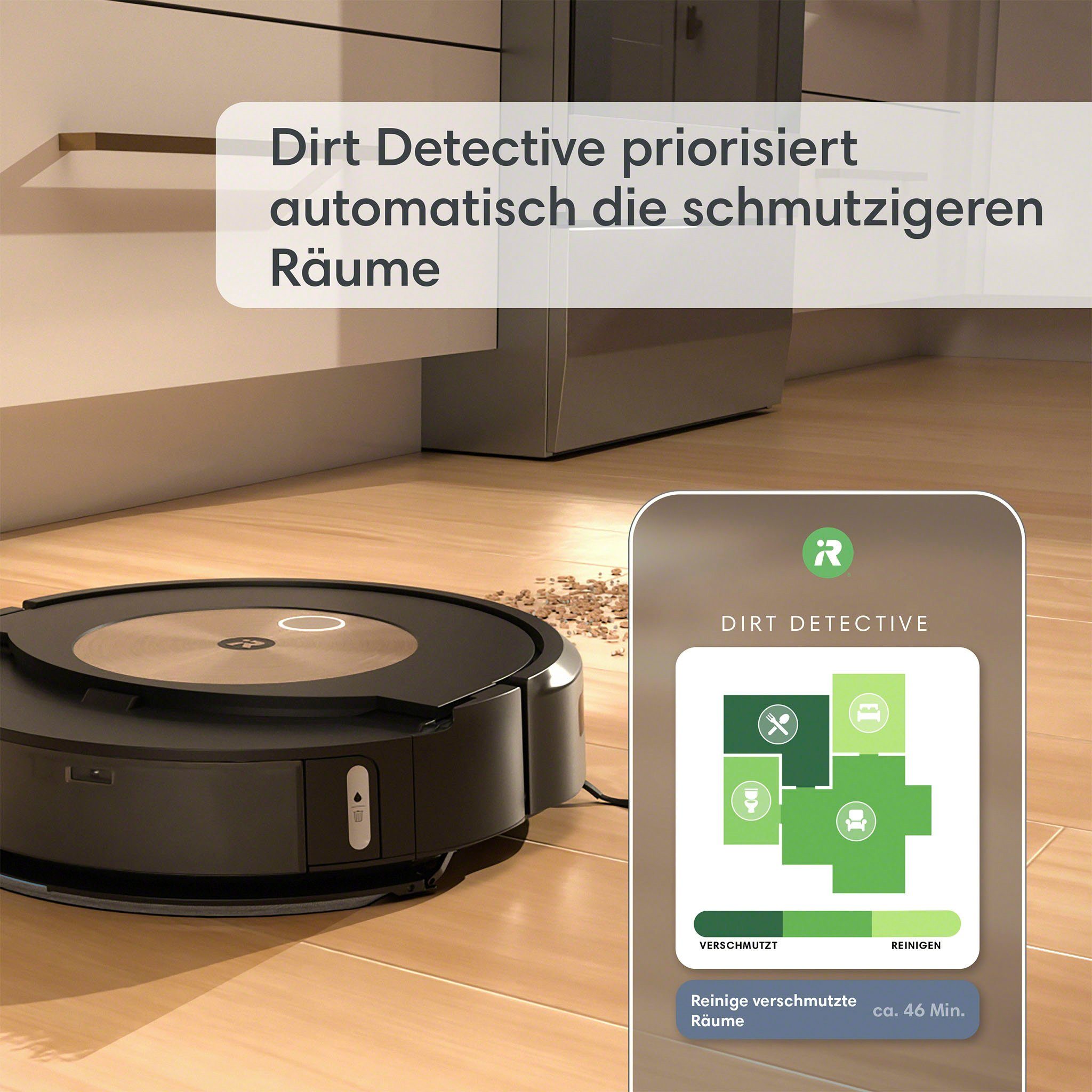 iRobot Nass-Trocken-Saugroboter Roomba Combo j9+ (c9758)