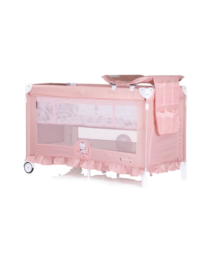 Chipolino Reisebett Palace, Baldachin in rosa günstig kaufen 60x120 cm