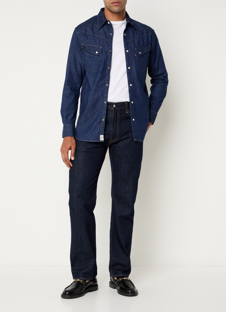 Τζιν πουκάμισο Levi's Longhorn κανονικής εφαρμογής με τσέπες στο στήθος