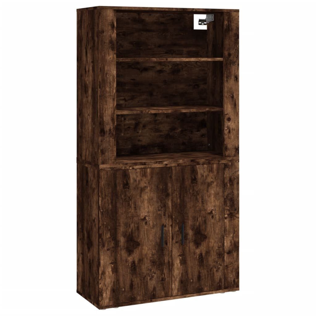 vidaXL Sideboard Highboard Räuchereiche Holzwerkstoff (1 St)