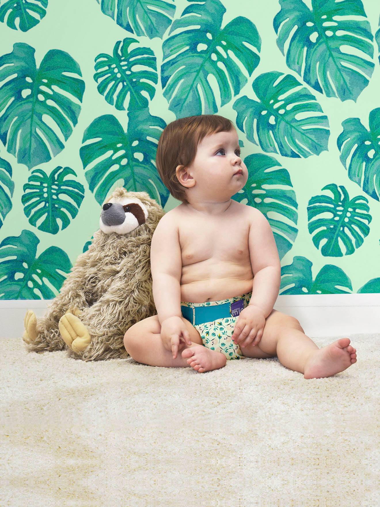 Miosolo couche lavable tout-en-un BAMBINO MIO doux citron