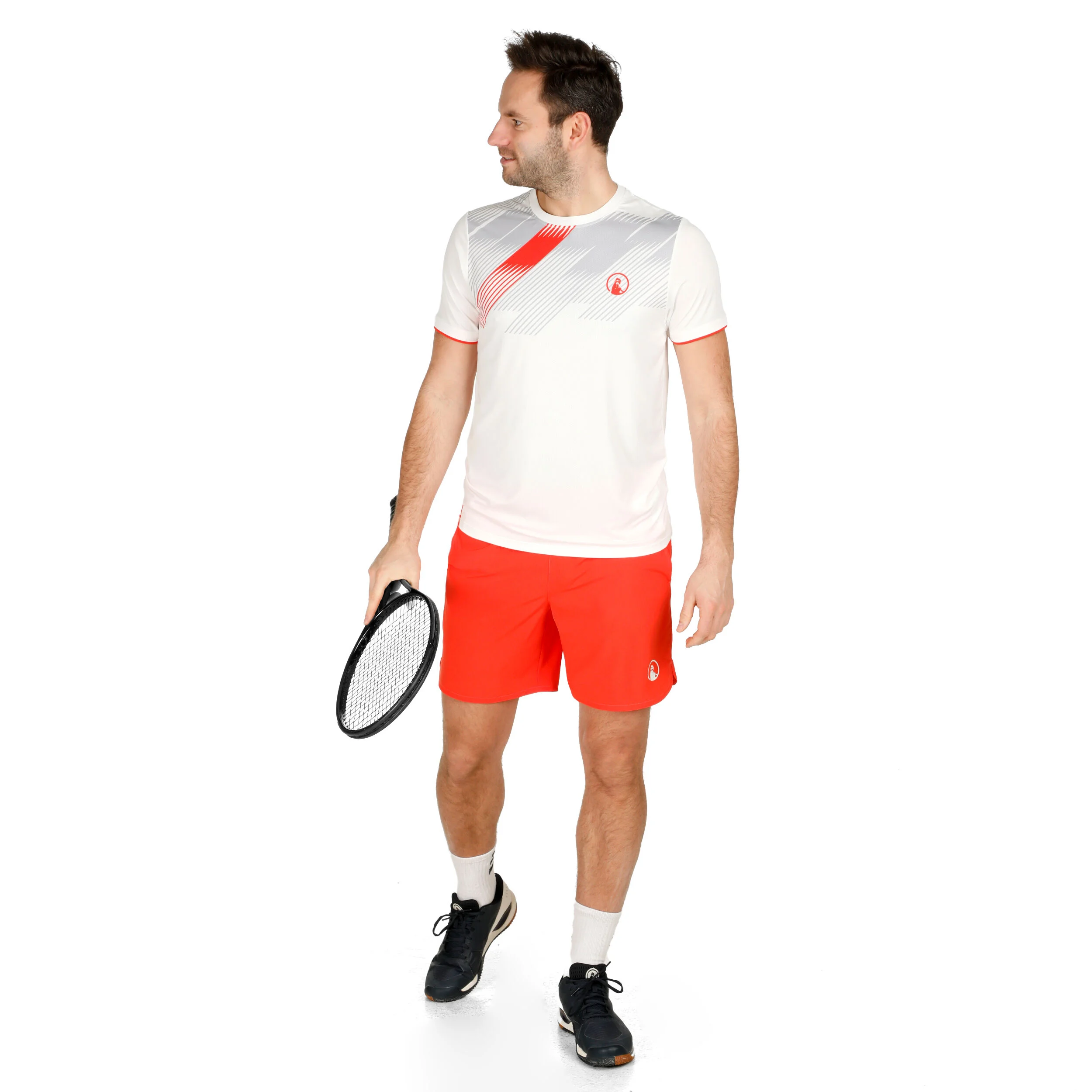 Receiver T-Shirt Herren - Weiß, Rot