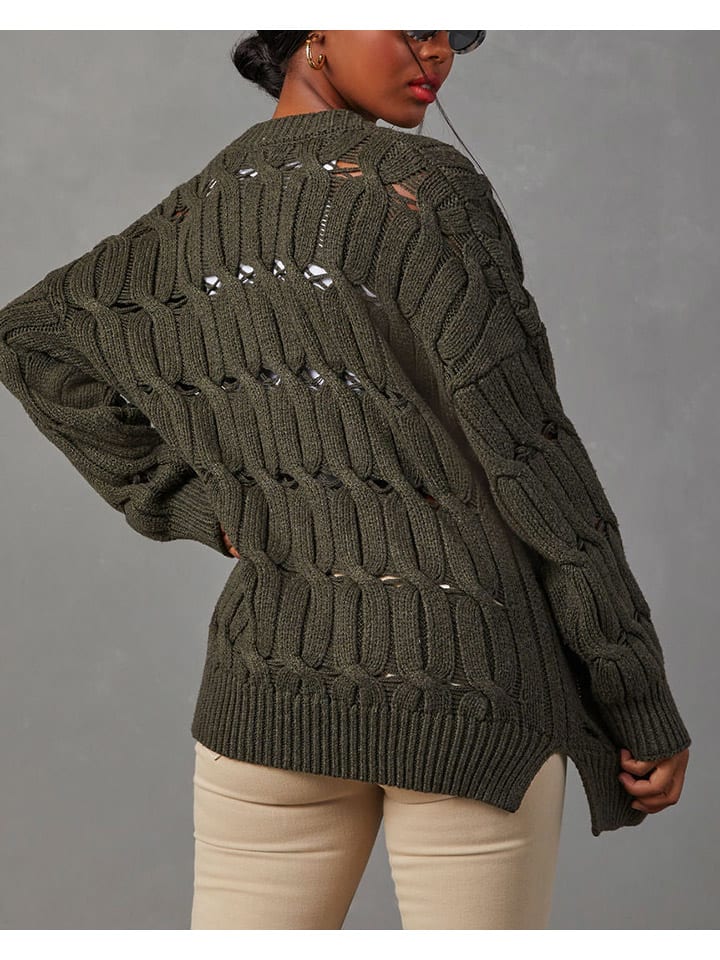 LA Angels Cardigan in Khaki günstig kaufen