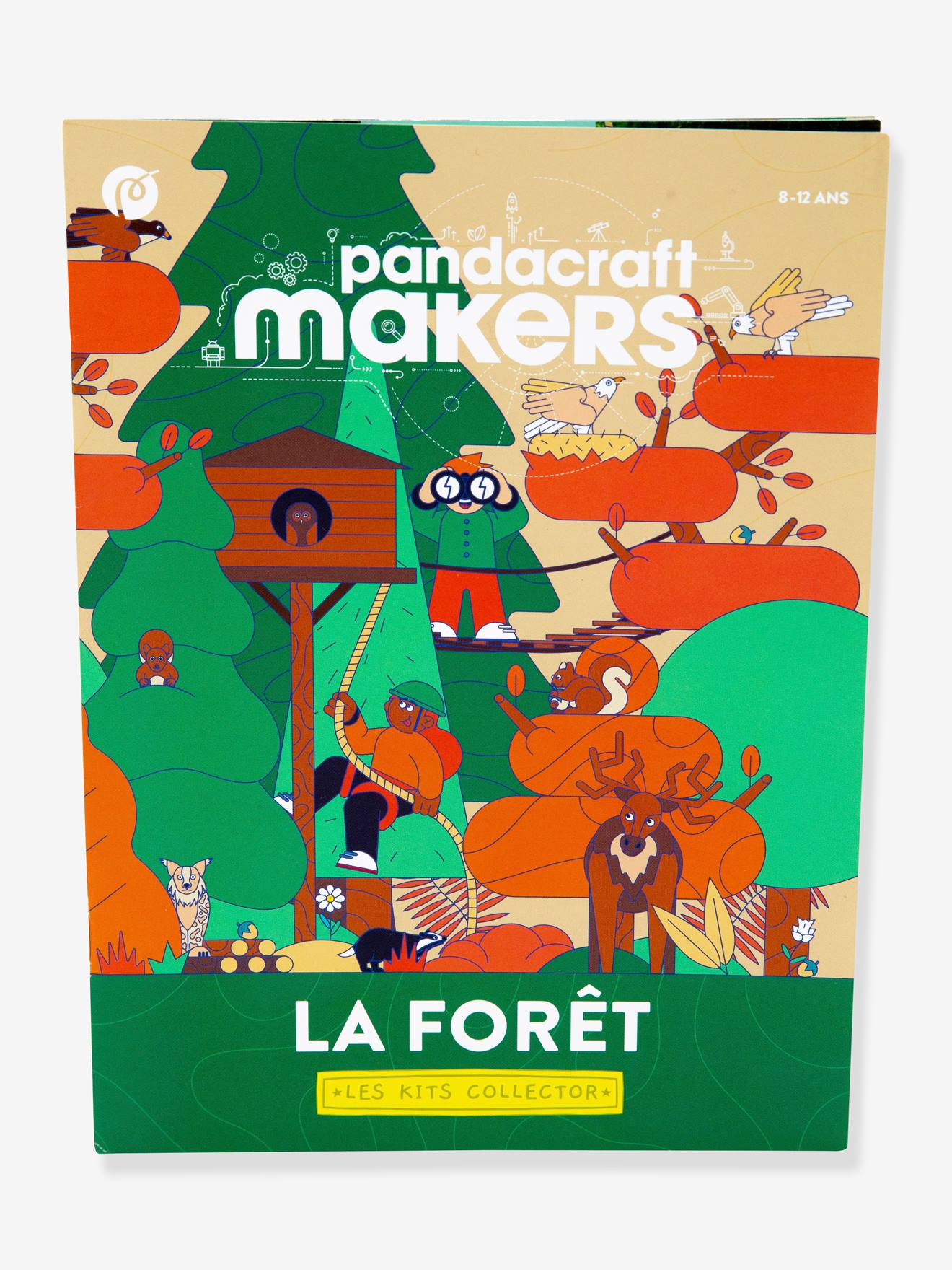Kit collector La forêt 8/12 ans PANDACRAFT vert
