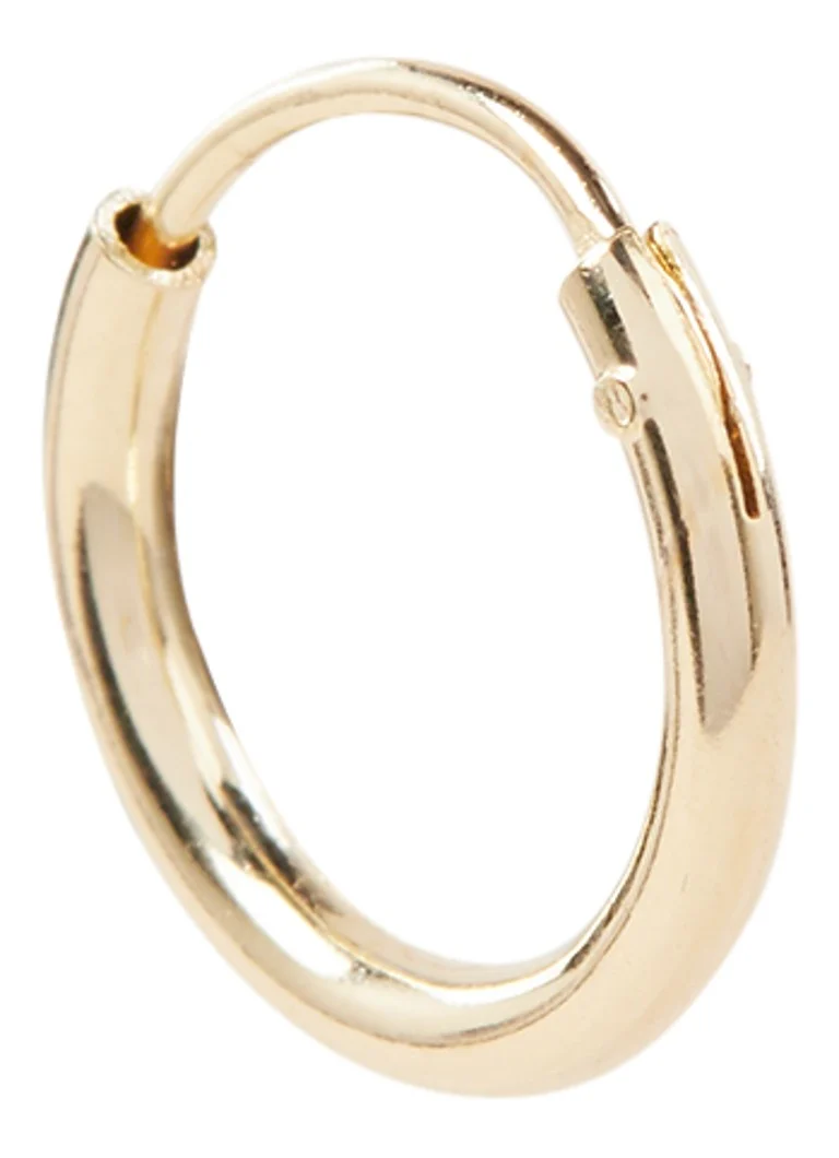 Anna + Nina Single Plain Medium single earring gold plated