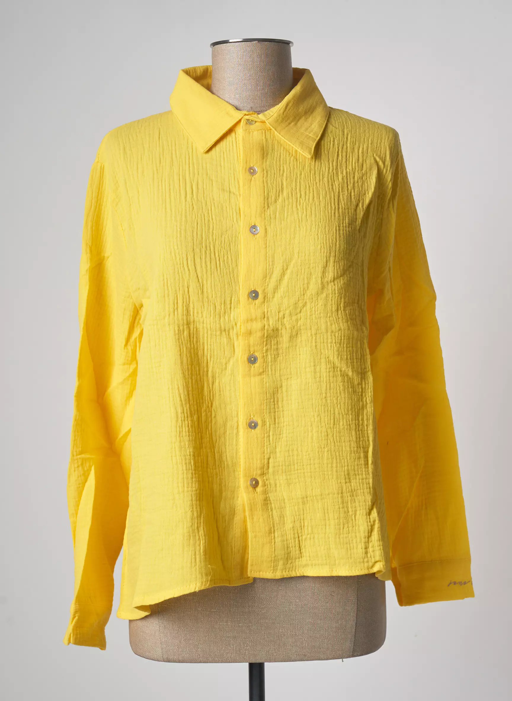 Jena Lee Chemisiers Femme couleur jaune